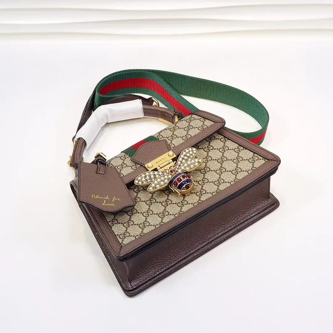 [TOP]Gucci Queen Margaret Bee Top Handle Bag