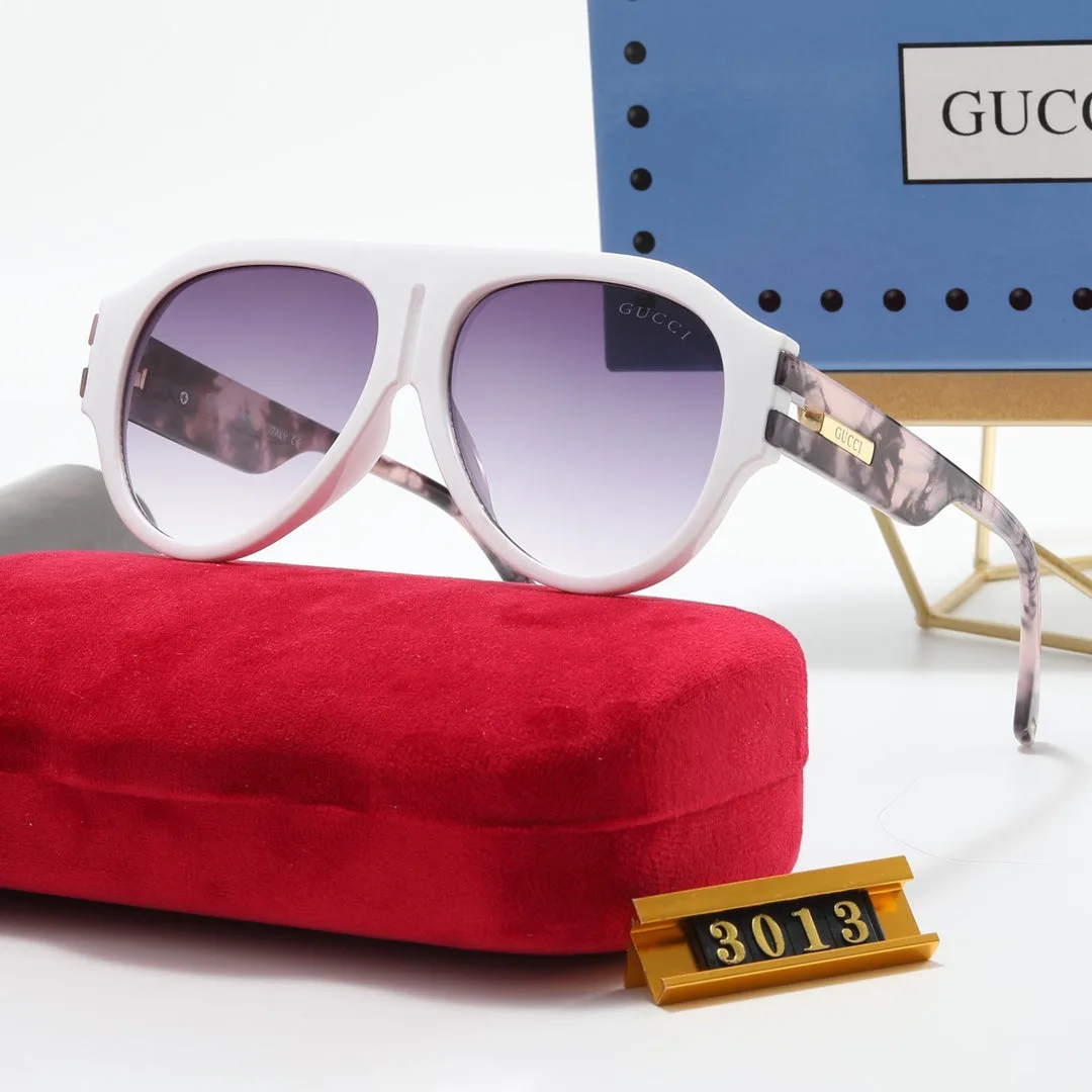 6 colors fashion oval two-tone polarized sunglasses