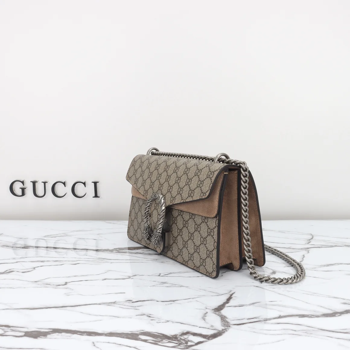 [TOP]Gucci DIONYSUS GG Shoulder Bag With Beige - Bag