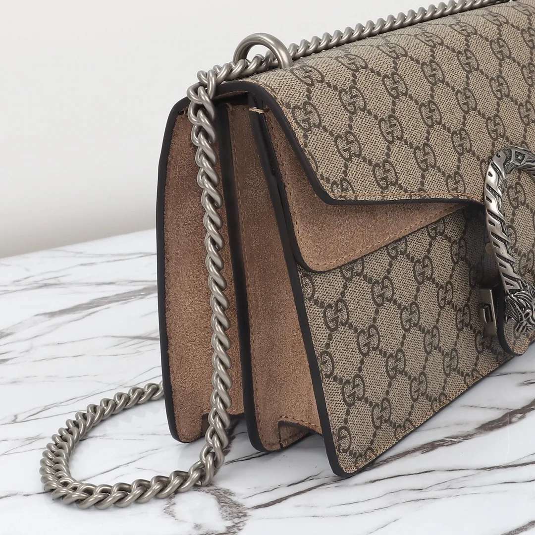 [TOP]Gucci DIONYSUS GG Shoulder Bag With Beige - Bag