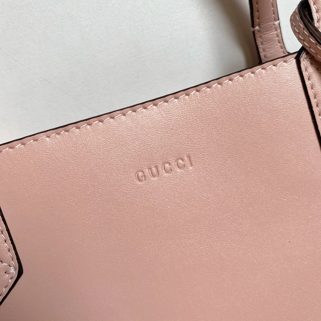 Gucci GG Monogram Medium Reversible Tote Beige Dark Cipria - Bag