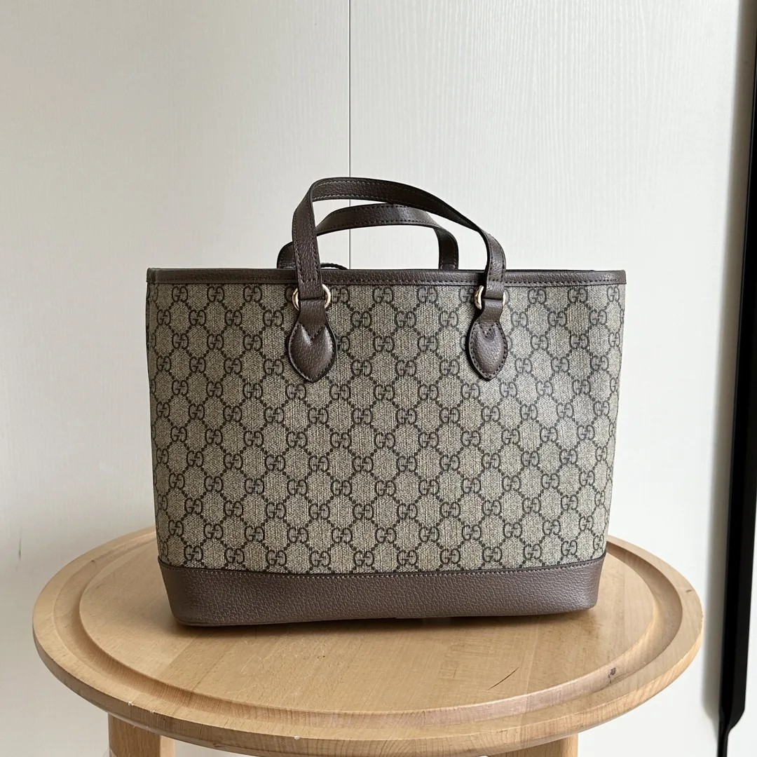 Gucci Ophidia Large Tote Bag - Gray Bag