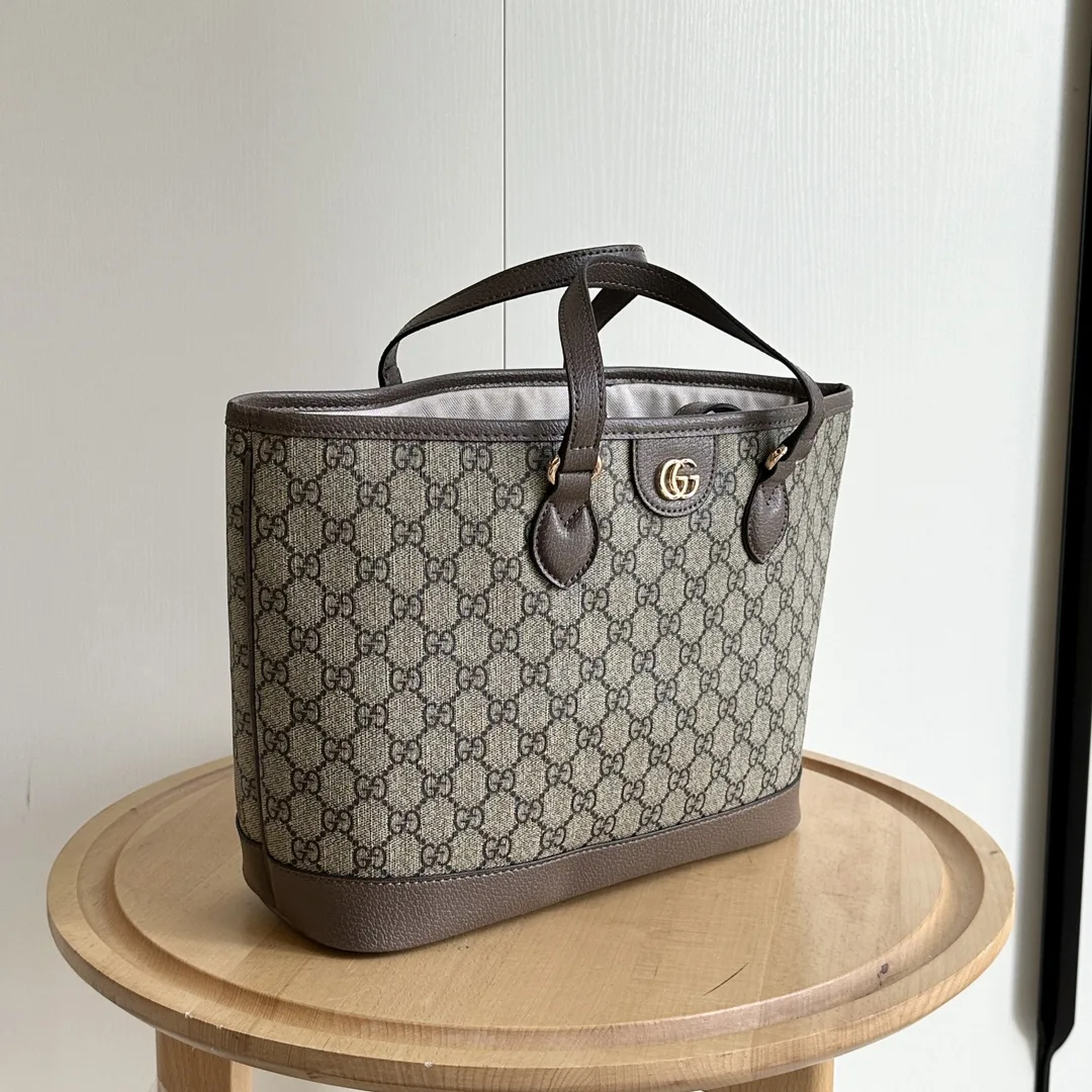 Gucci Ophidia Large Tote Bag - Gray Bag