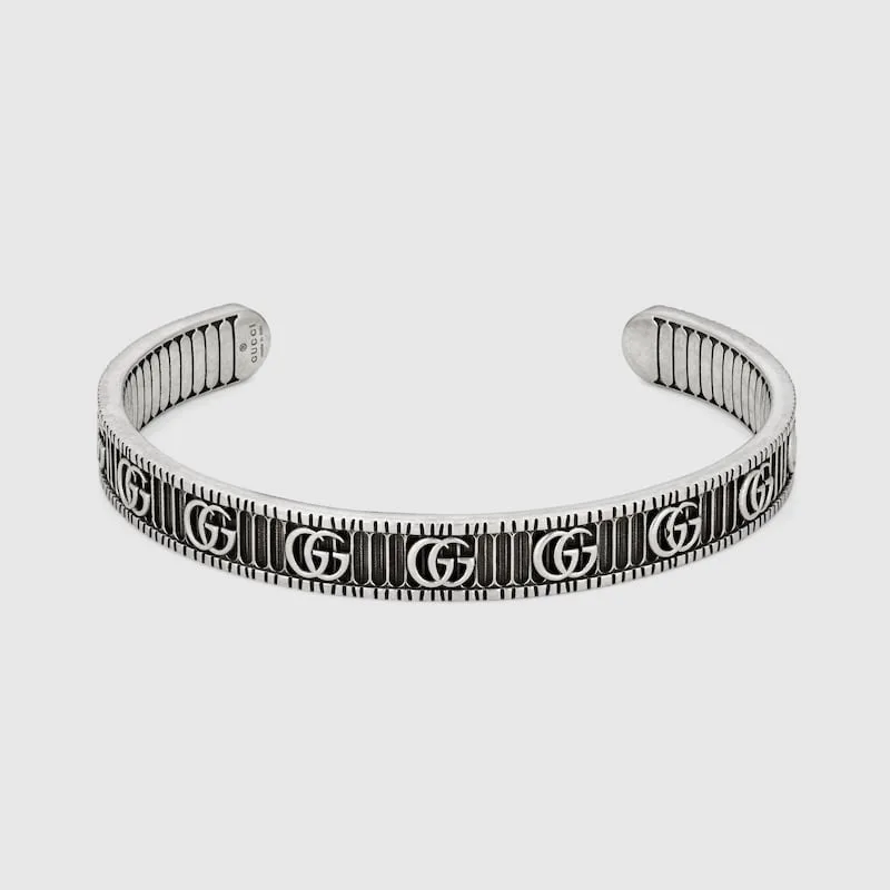 BRACELET WITH DOUBLE G IN SILVER