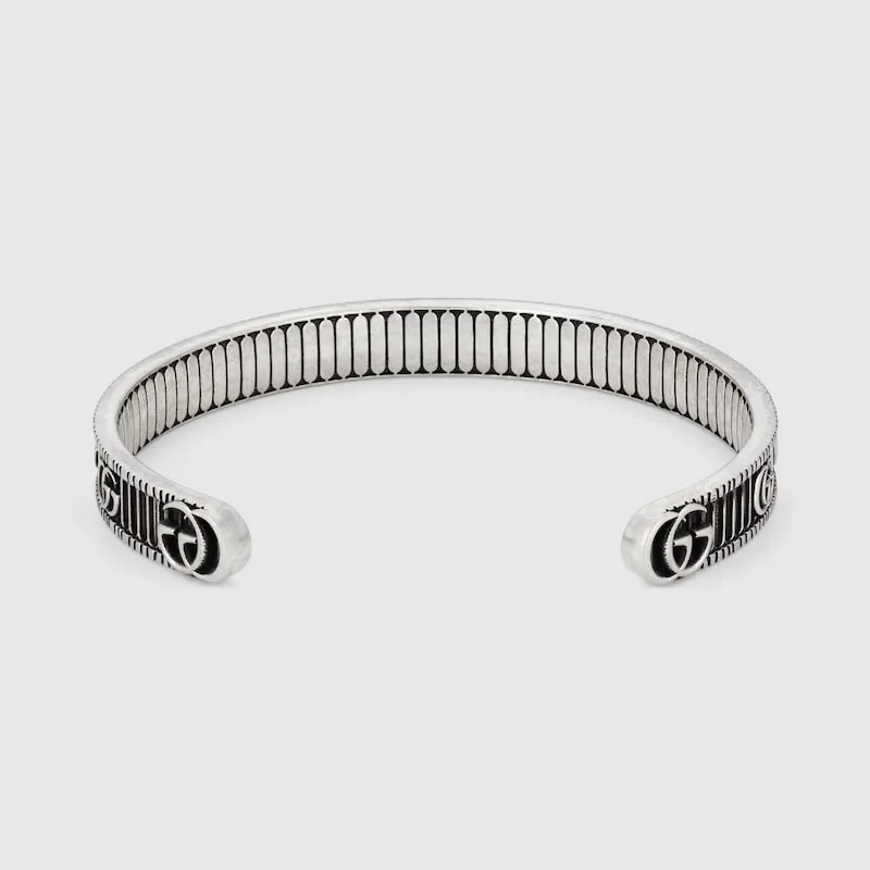 BRACELET WITH DOUBLE G IN SILVER