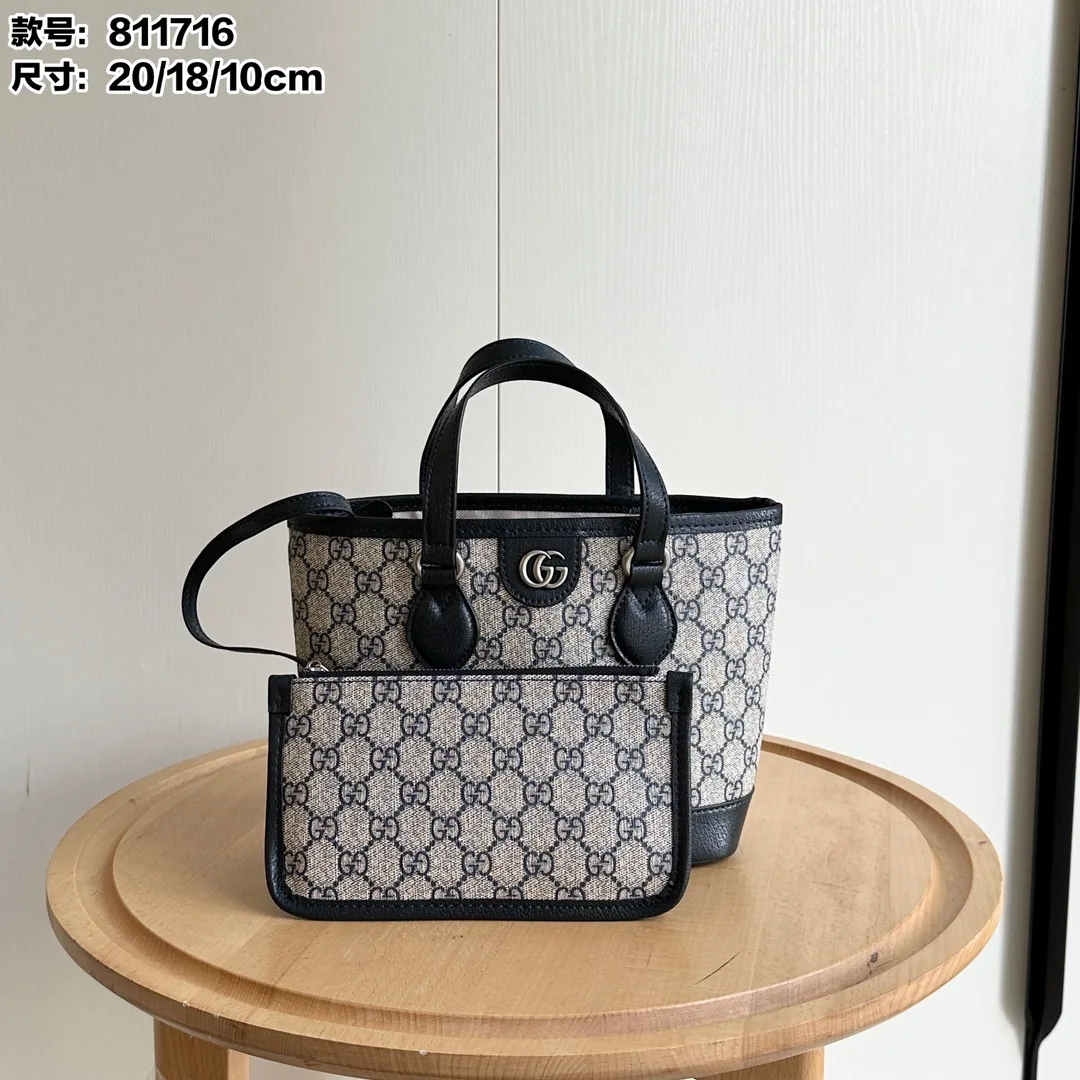 Gucci Ophidia Small Tote Bag - Black Bag
