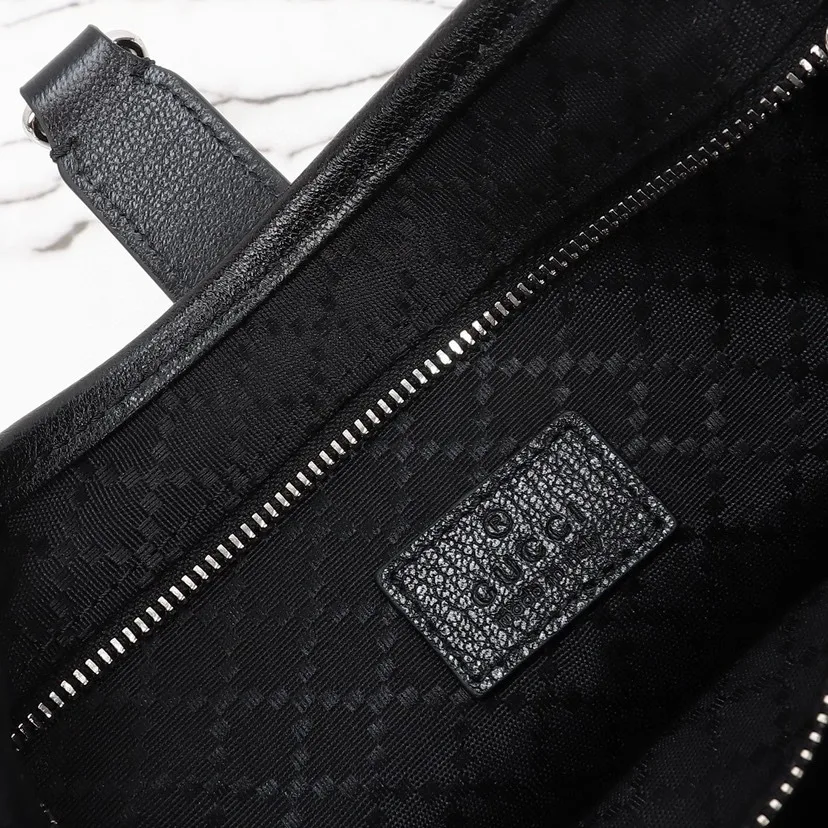 Gucci Jackie 1961 medium shoulder bag Black GG canvas - Bag