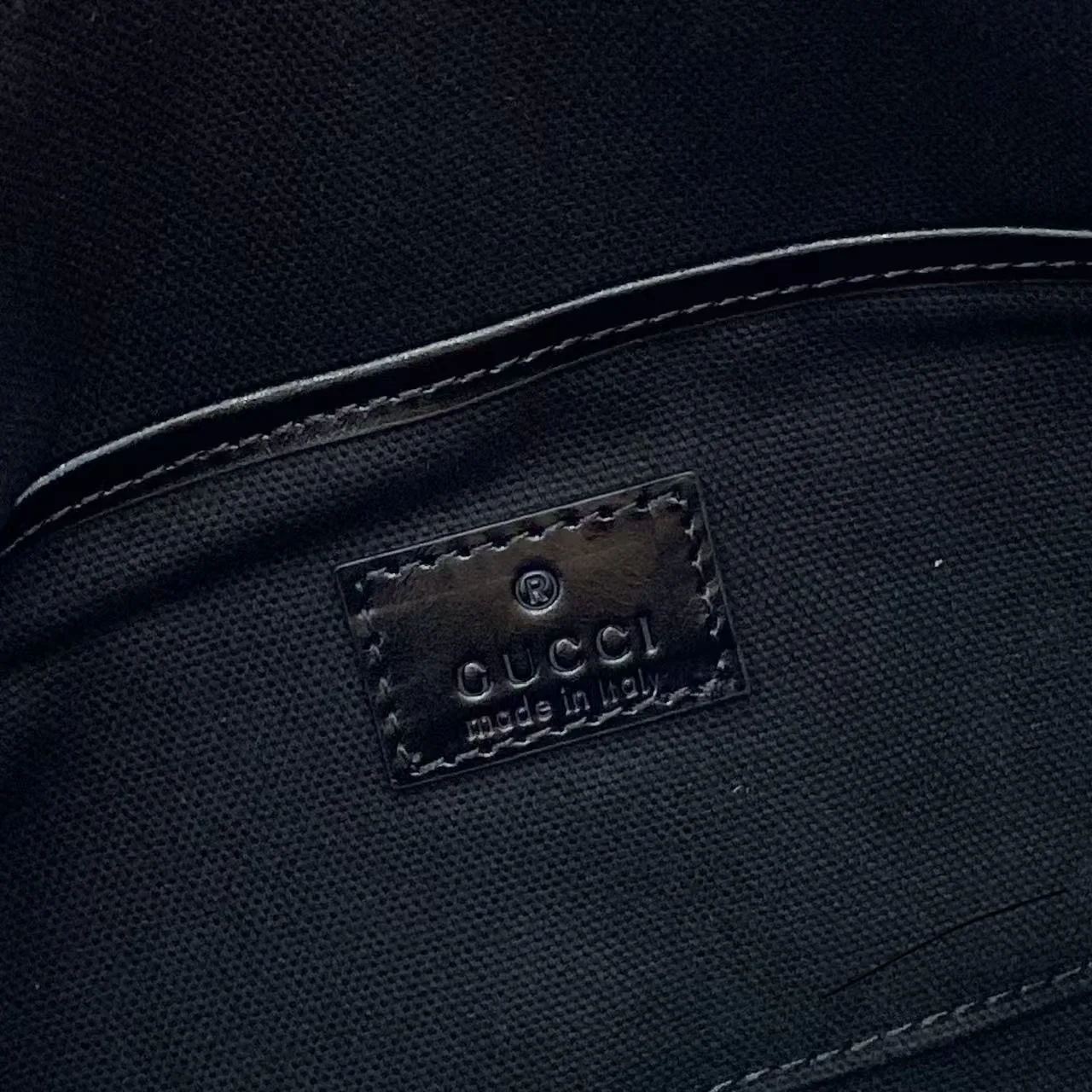 Gucci Half Horsebit Shoulder Black soft glossy leather Medium - Bag