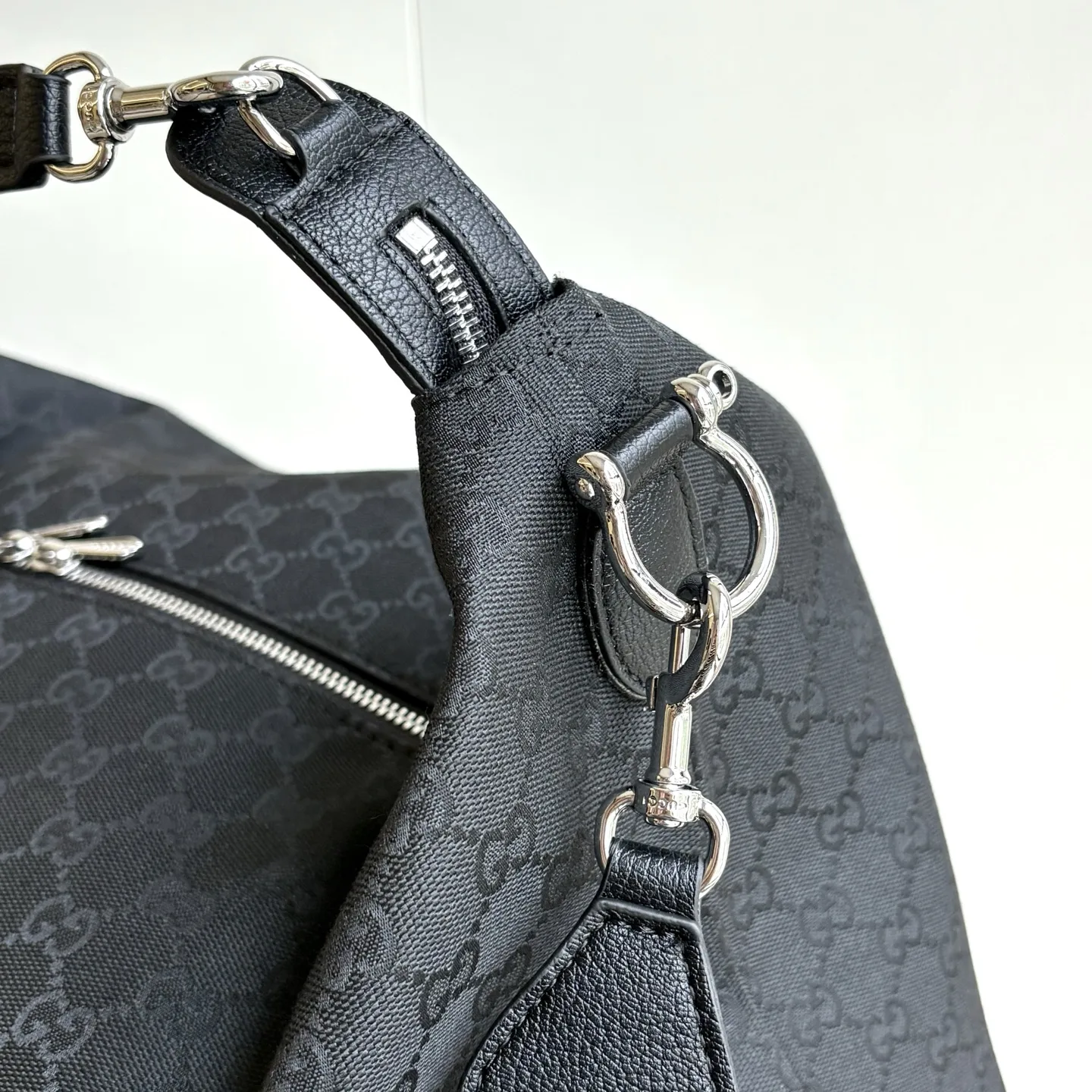 Gucci Brera crossbody bag Black GG canvas - Bag