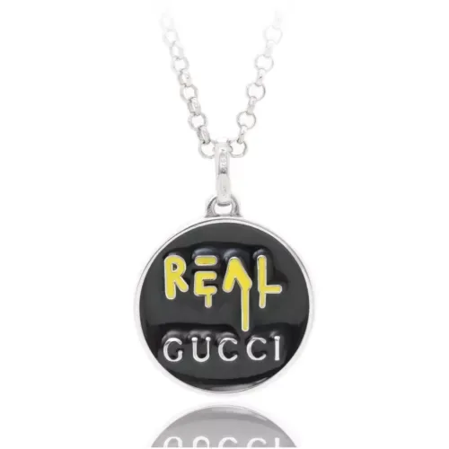 ADJUSTABLE GHOST NECKLACE 45/50 CM REAL SILVER BLACK YELLOW YBB459359002