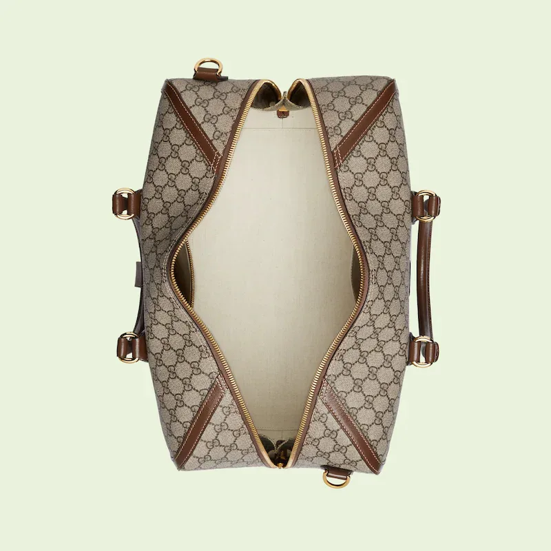 DUFFLE BAG WITH INTERLOCKING G