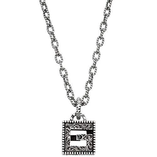 JEWELLERY G Cube Aged Silver