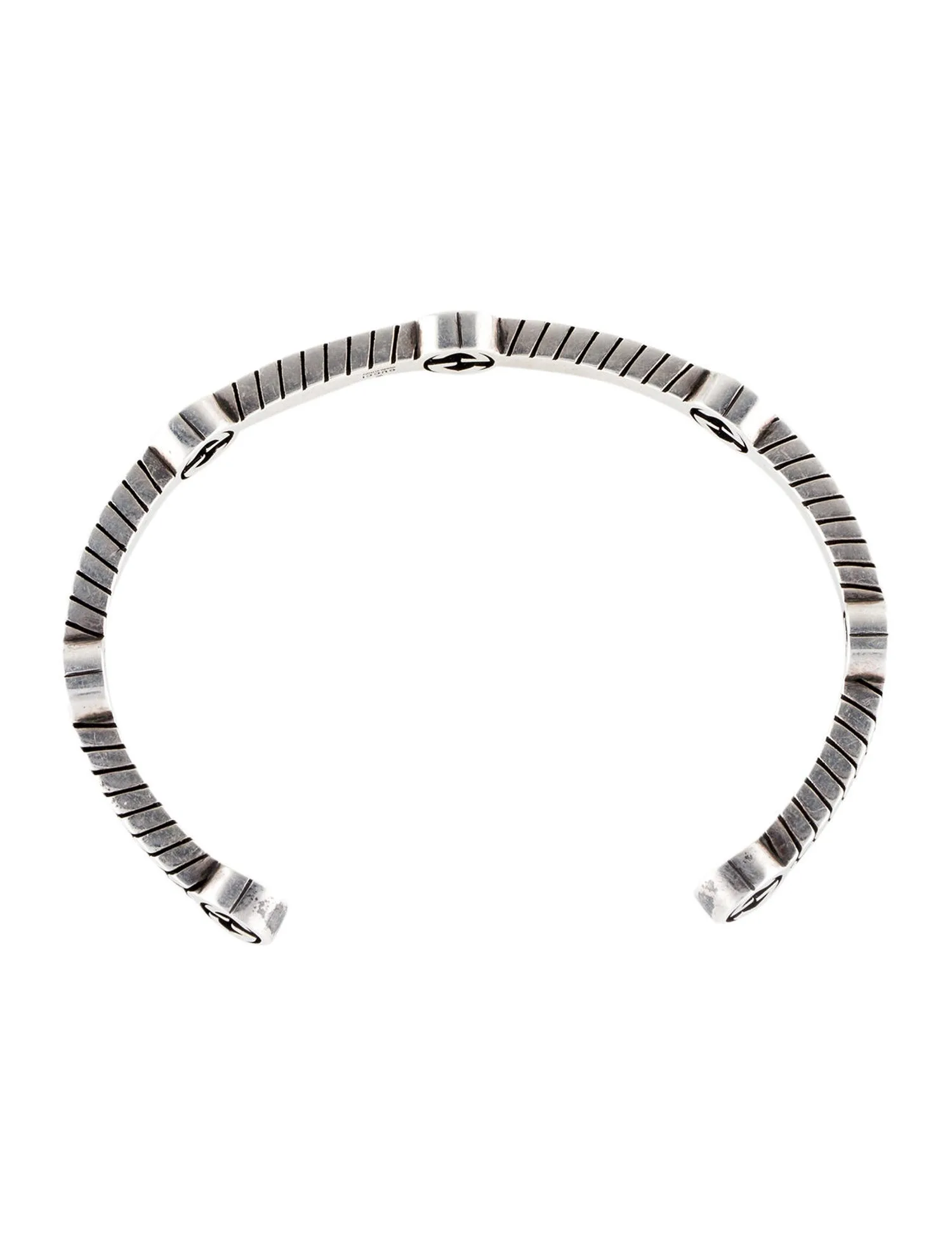Thin Interlocking G Cuff Bracelet
