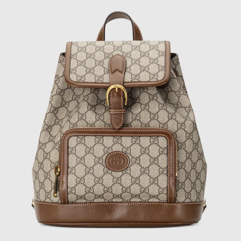 BACKPACK WITH INTERLOCKING G