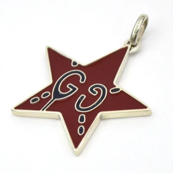 New Authentic Ghost Red Star Necklace