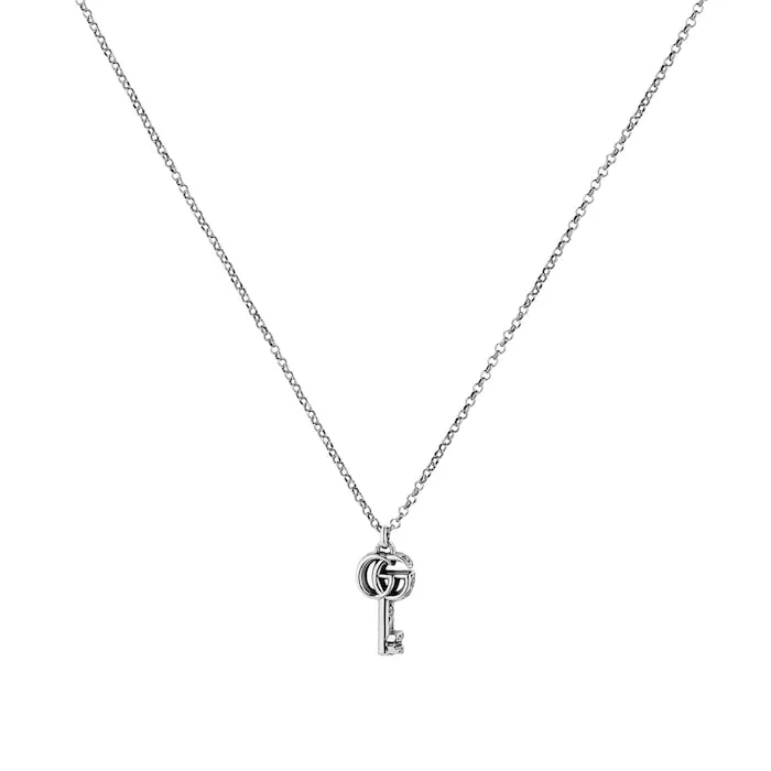 Sterling Silver Marmont Key Necklace 19.5"