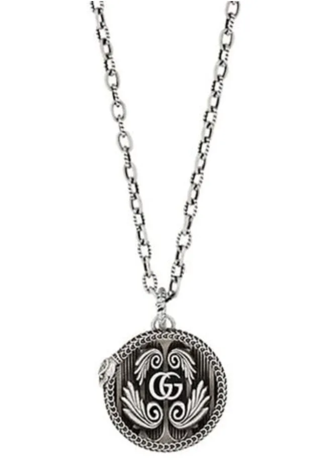 Garden Snake Pendant Necklace