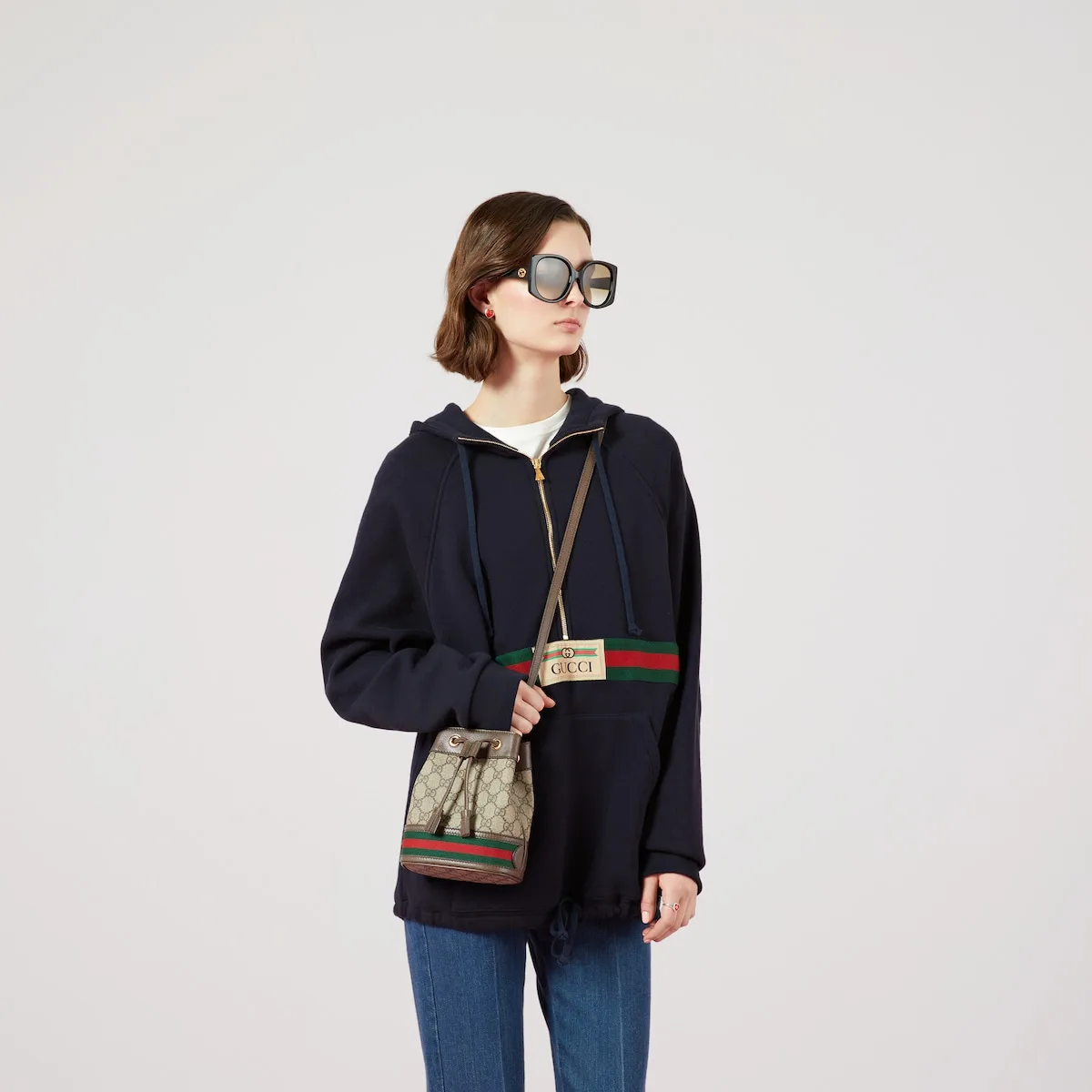 OPHIDIA MINI BUCKET BAG