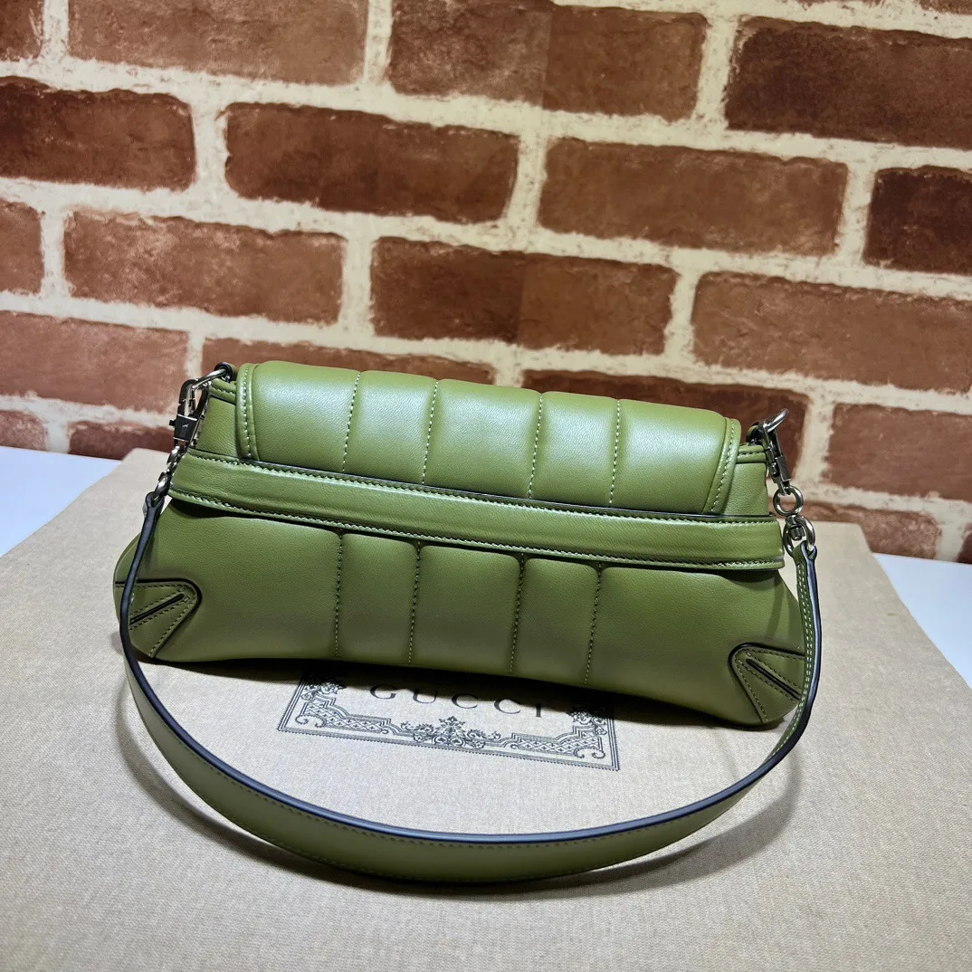 Gucci Horsebit Chain Small Shoulder Bag Green - Bag