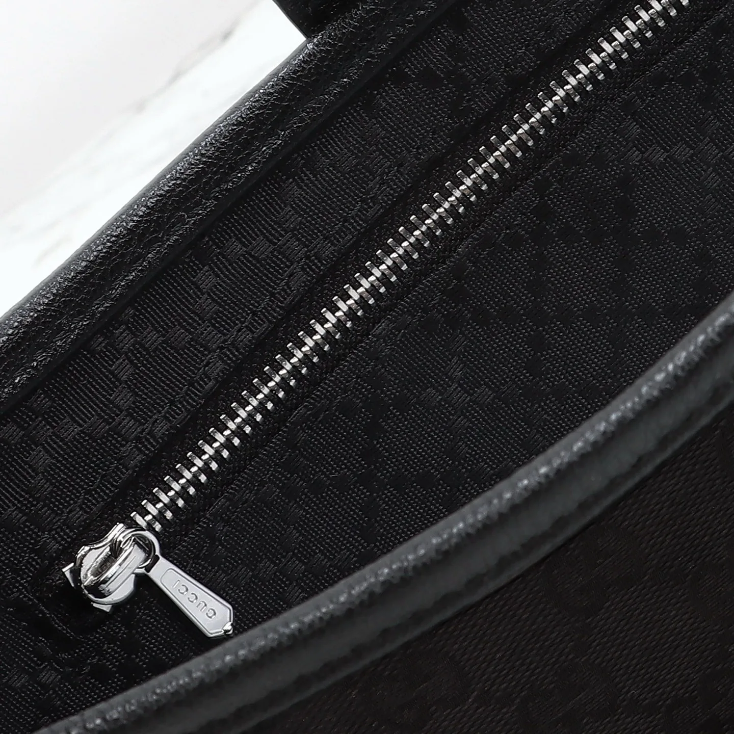 Gucci Jackie Slim small shoulder bag Black GG canvas - Bag