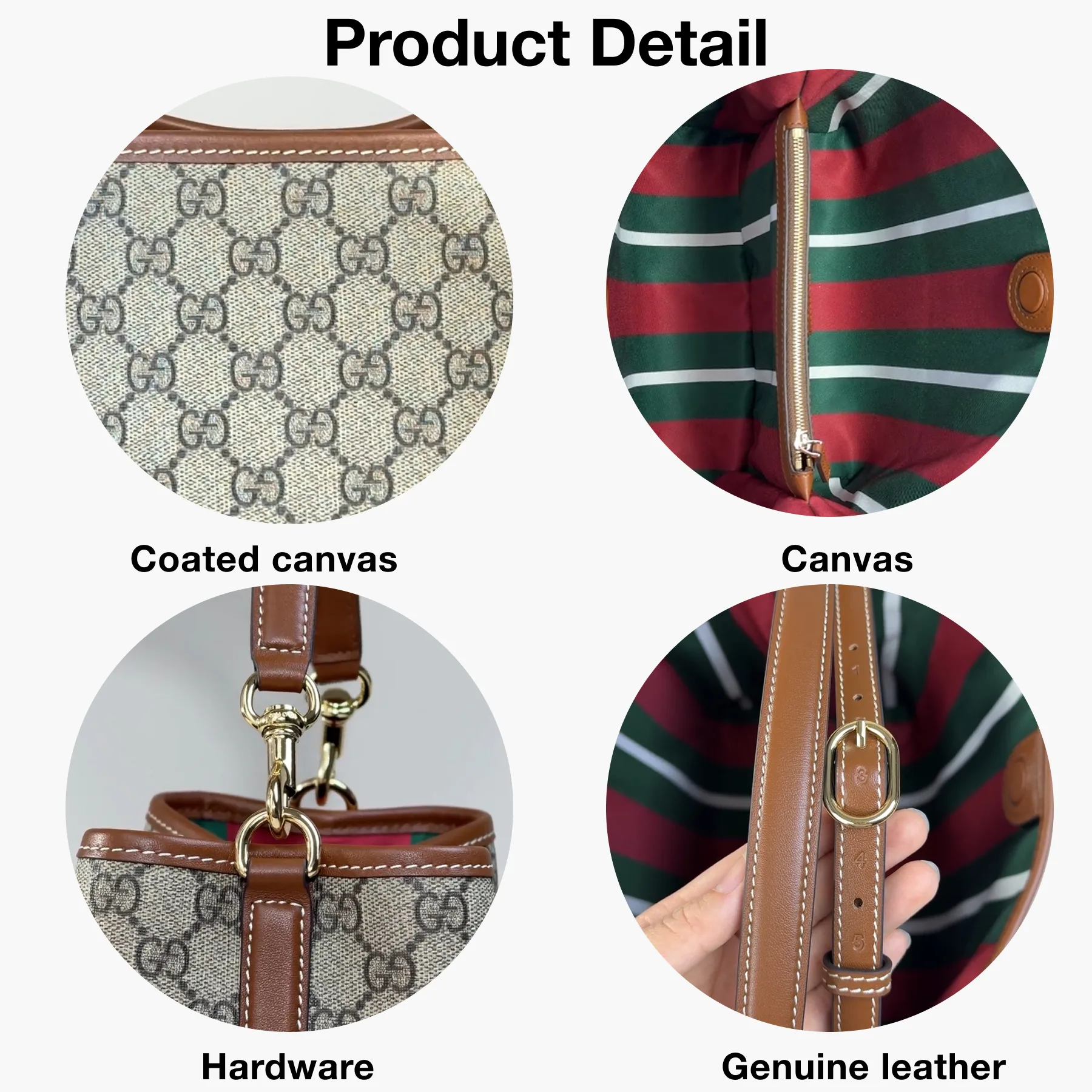 [TOP]Gucci GG Emblem bucket bag - Medium