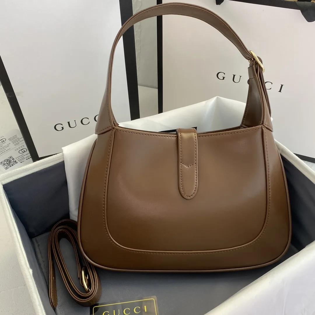 Gucci Jackie 1961 small shoulder bag-Brown - Bag