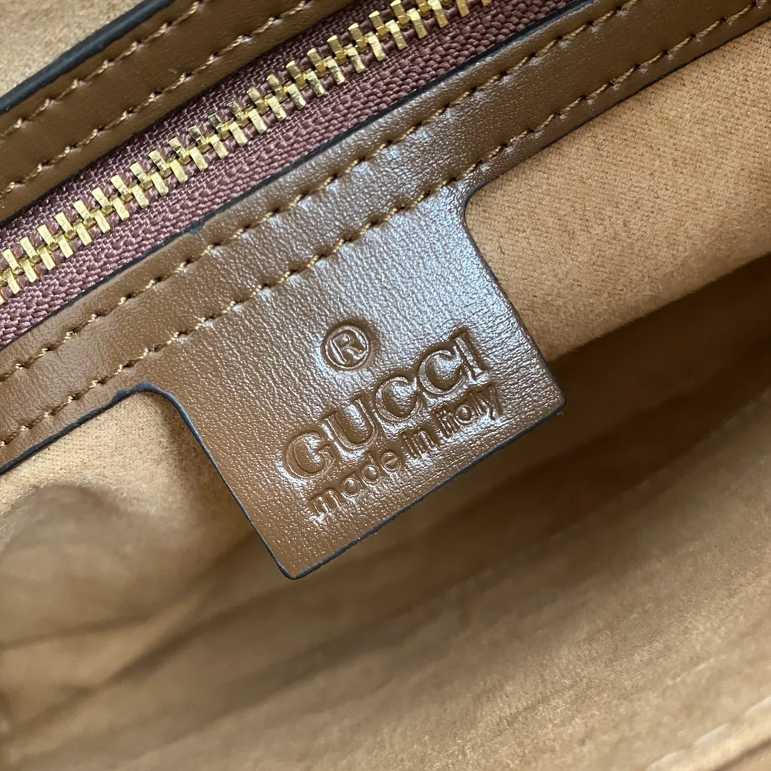 Gucci Jackie 1961 small shoulder bag-Brown - Bag