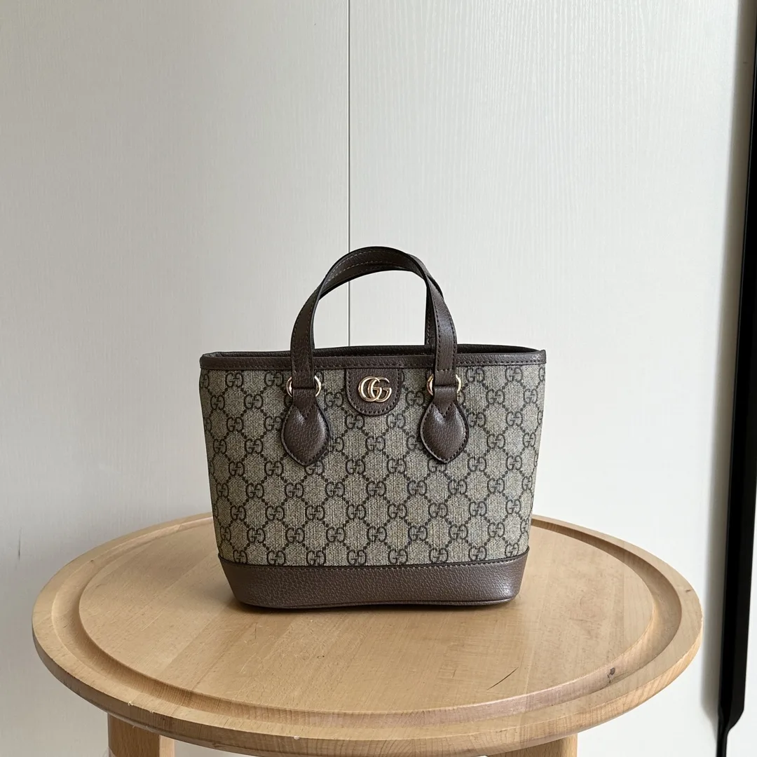 Gucci Ophidia Small Tote Bag - Gray Bag