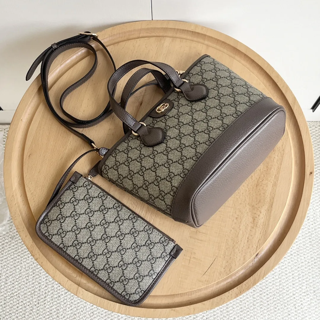 Gucci Ophidia Small Tote Bag - Gray Bag