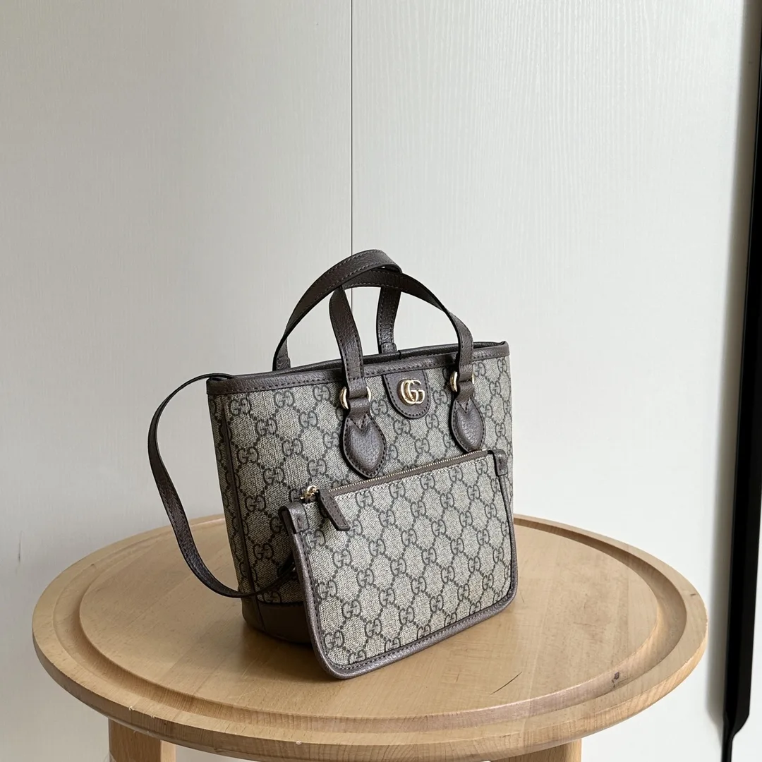 Gucci Ophidia Small Tote Bag - Gray Bag