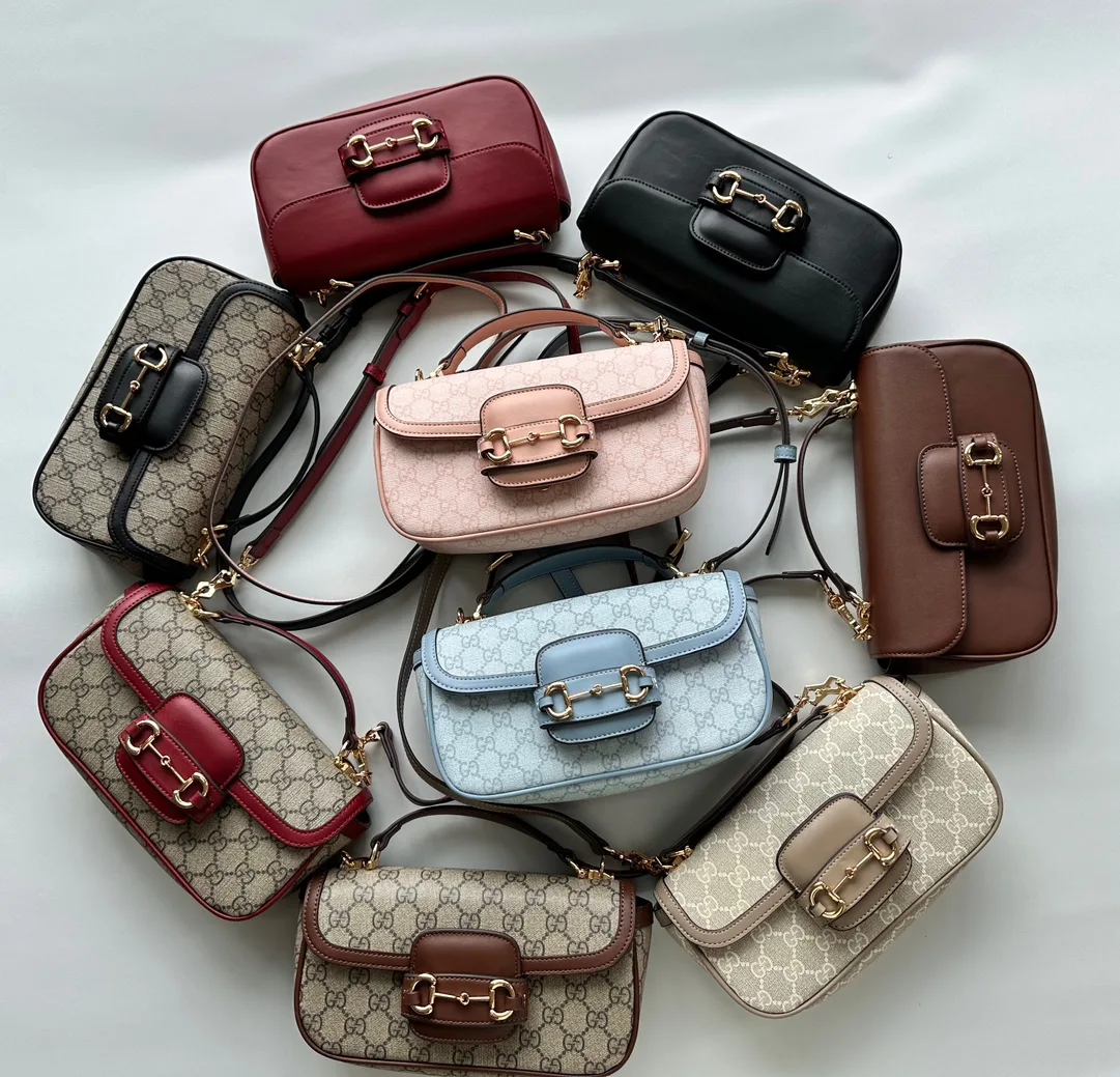 Gucci Horsebit 1955 Small Brown Shoulder Bag