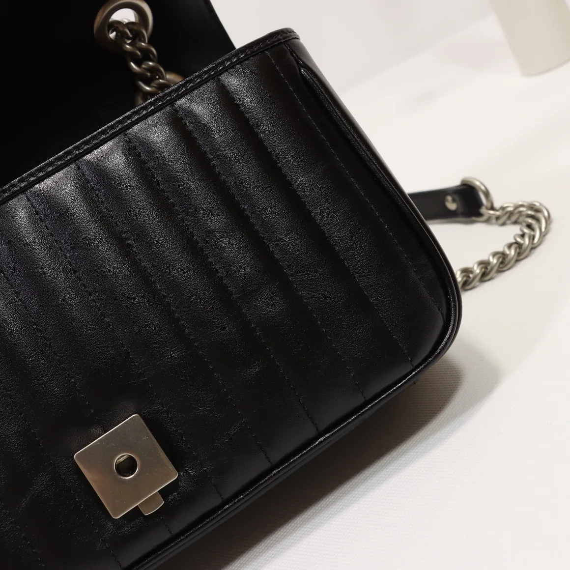 Gucci GG Marmont Small Shoulder Bag Black - Bag