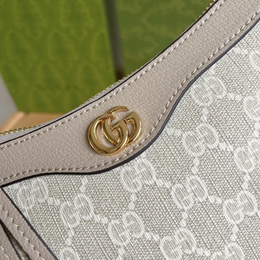 Gucci Ophidia Collection Small Handbag - Beige And White Bag
