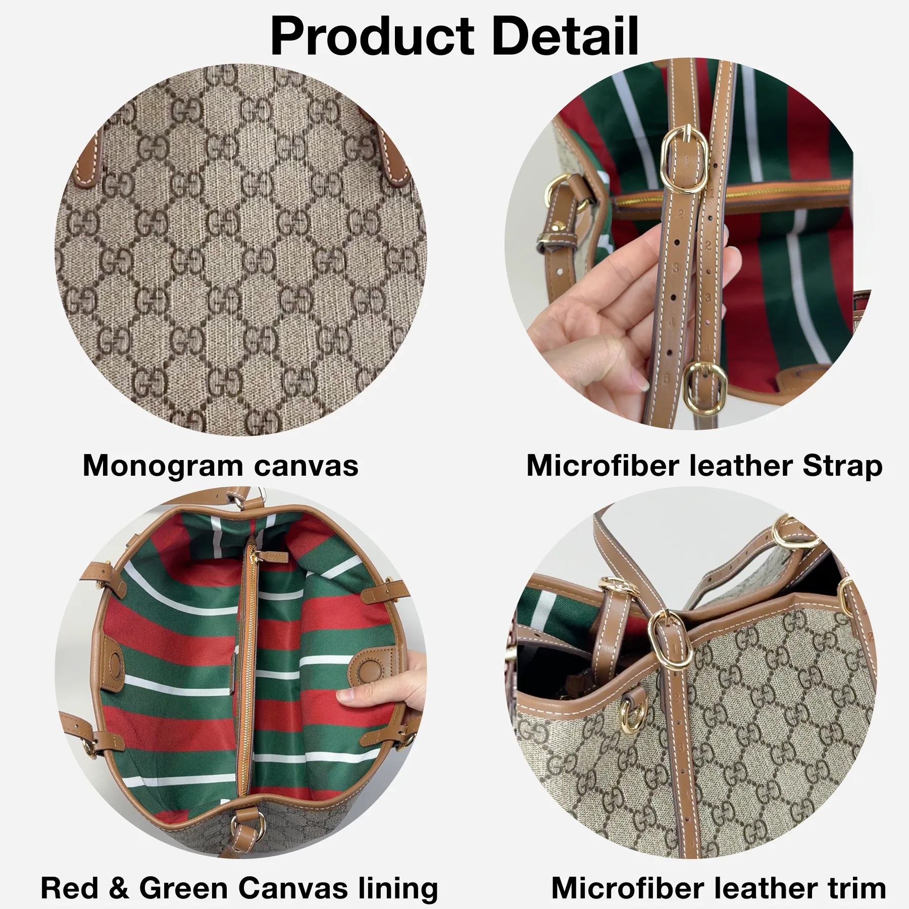 Gucci GG Emblem Maxi brown tote bag