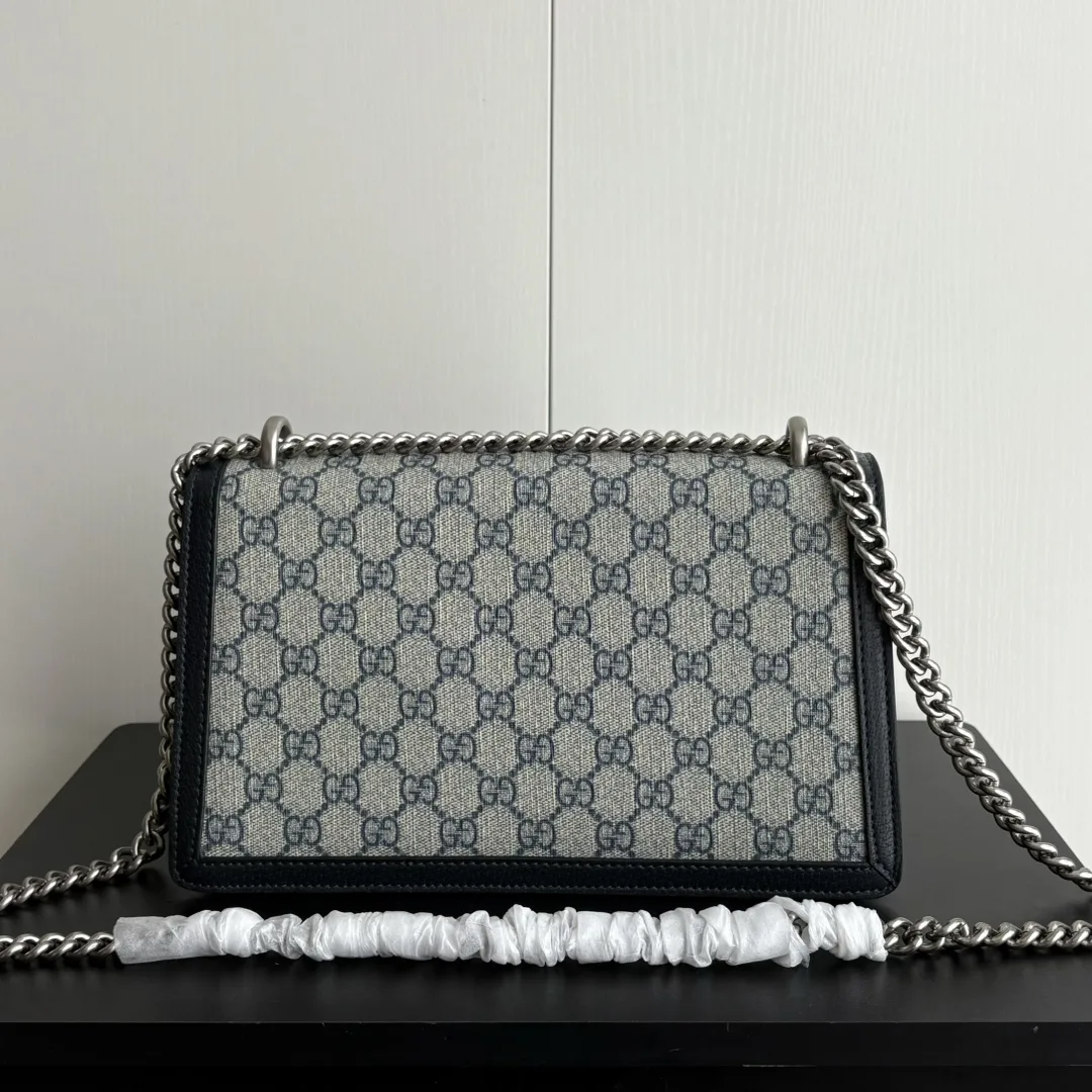 Gucci Dionysus Bag Medium GG Supreme - blue and beige