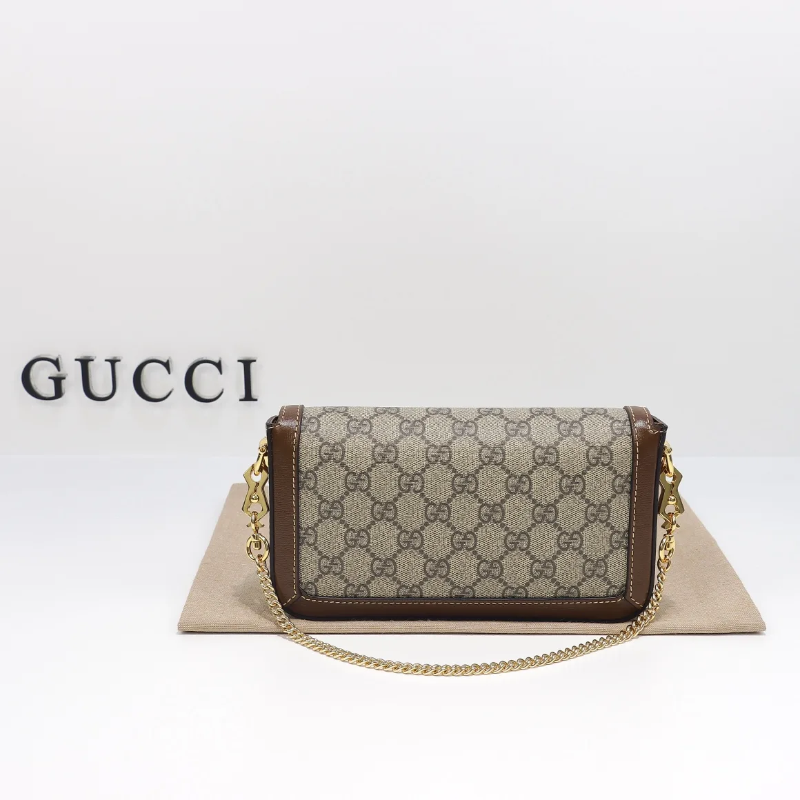 Gucci Horsebit 1955 small shoulder bag Beige - Bag