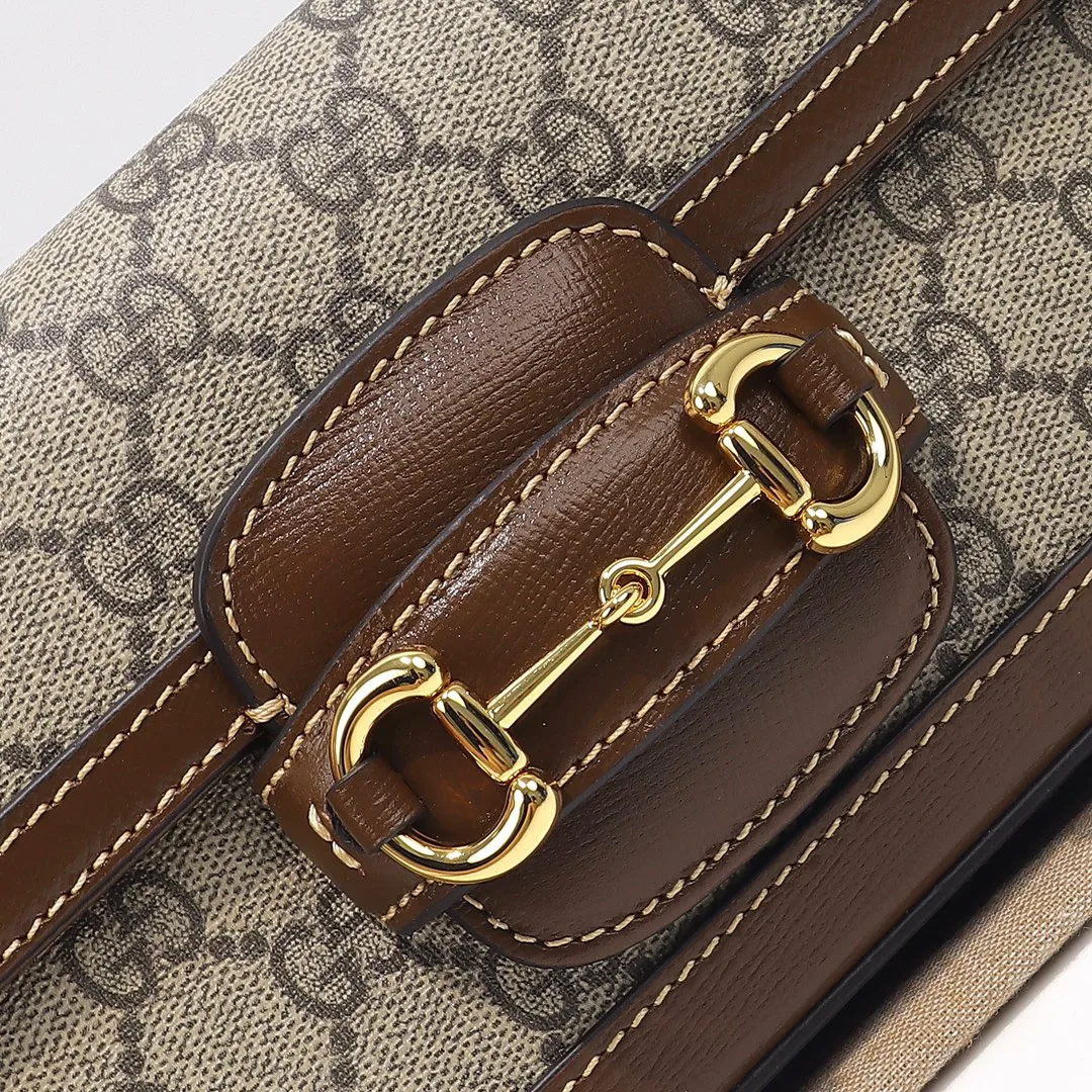 Gucci Horsebit 1955 small shoulder bag Beige - Bag