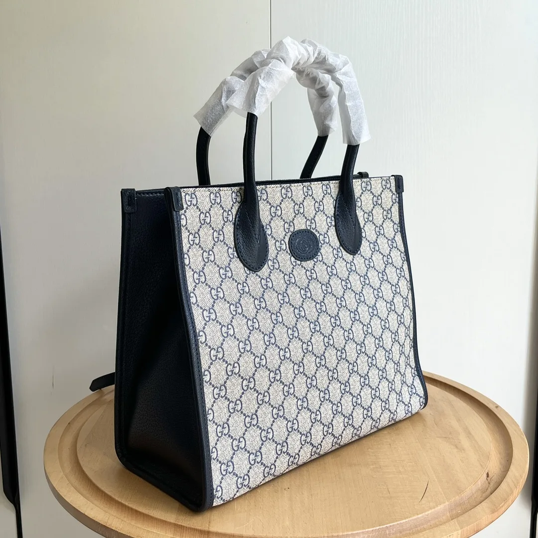 Gucci Retro Shopper - Navy Bag