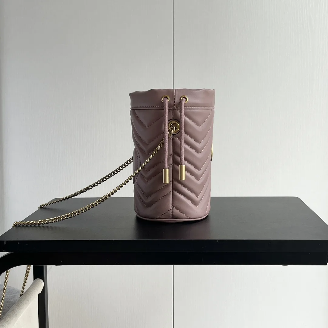 Gucci GG marmont mini bucket bag Beige - Bag