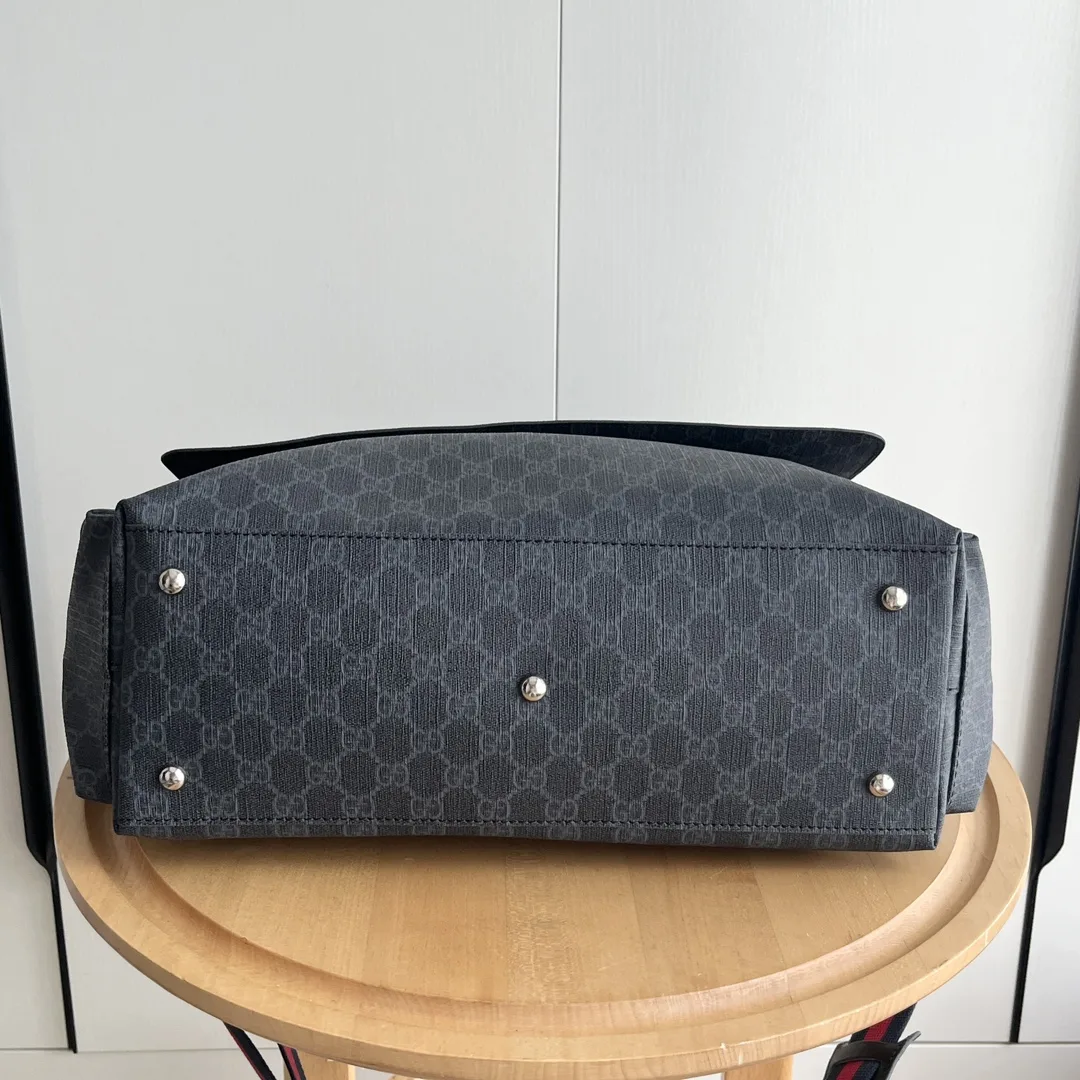 GUCCI GG Diaper Bag Black Monogram