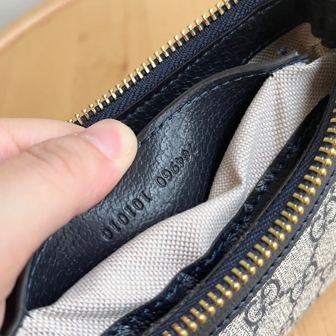 Gucci Ophidia Collection Mini Handbag - Beige And Black Bag