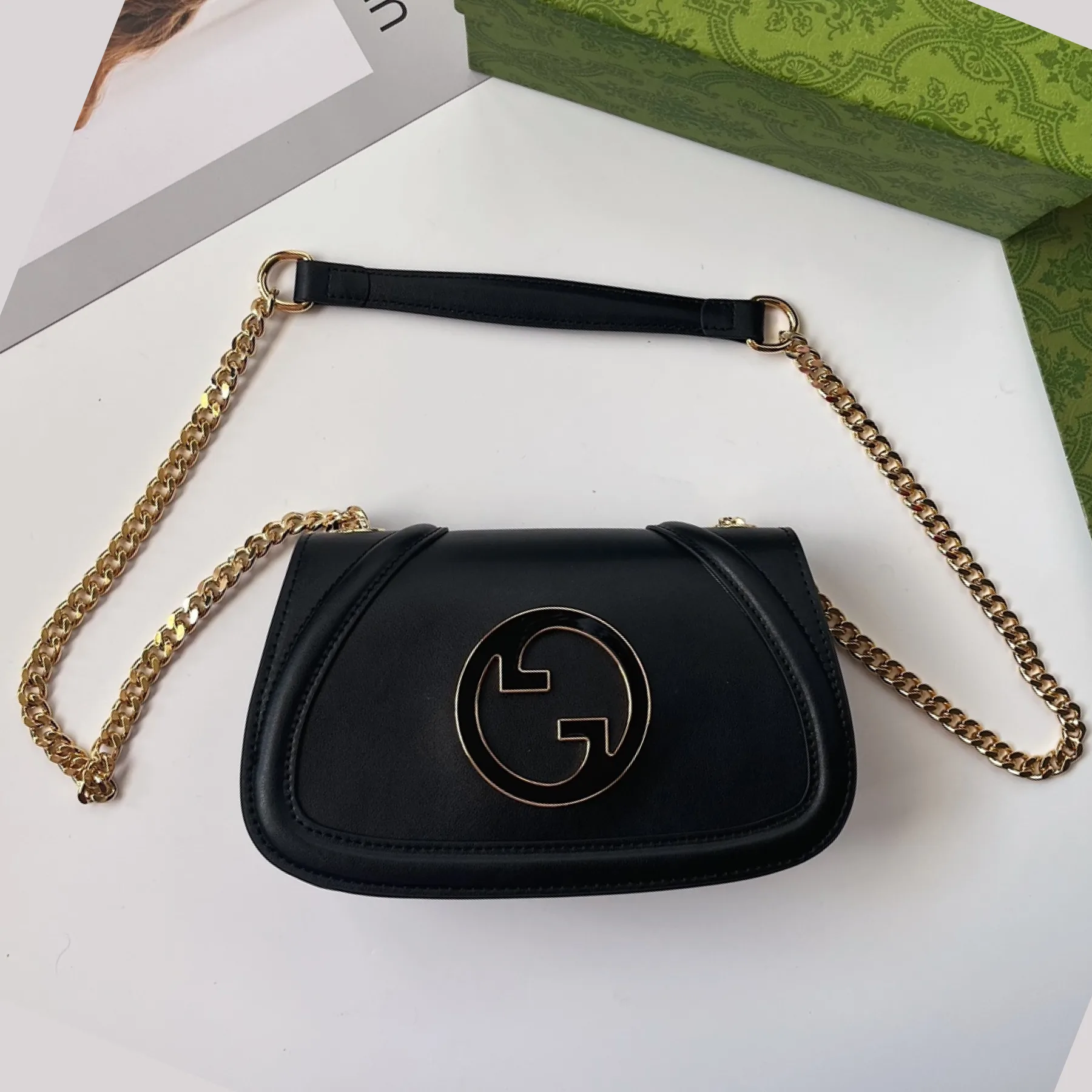 Gucci Blondie Mini Shoulder Bag - Black Bag
