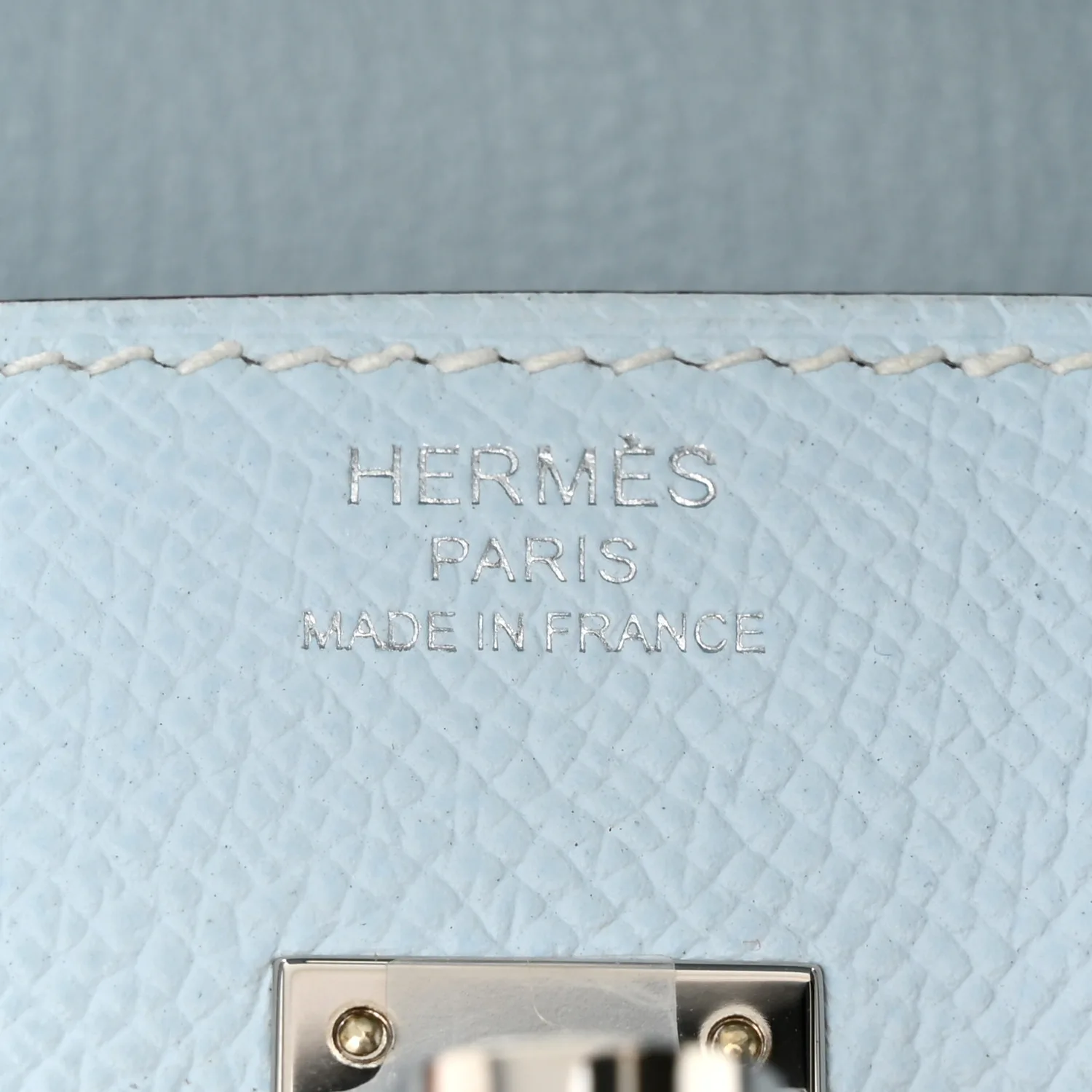 Epsom Birkin Sellier 25 Bleu Brume