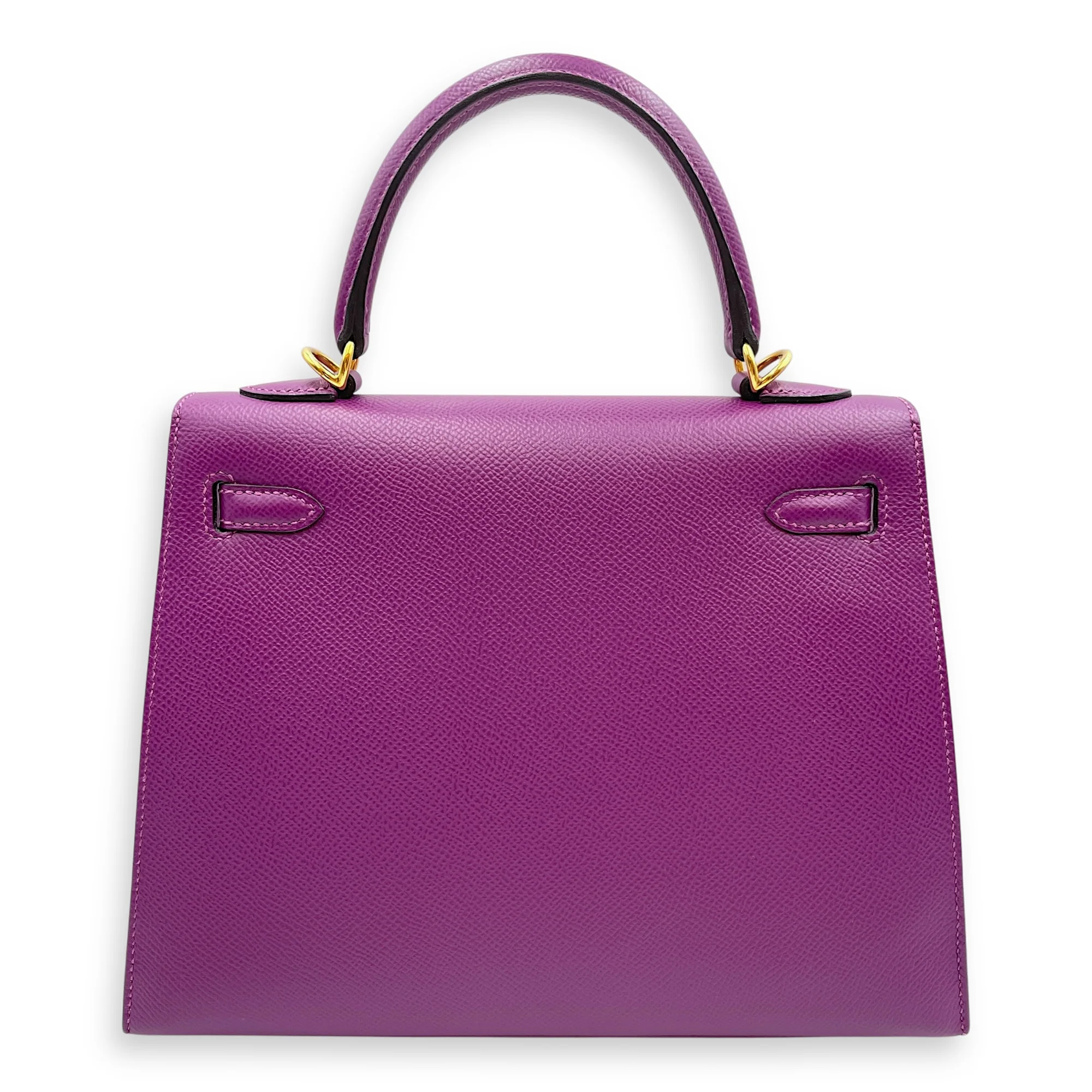 Sellier Kelly 25 Anemone in Epsom, Gold hardware