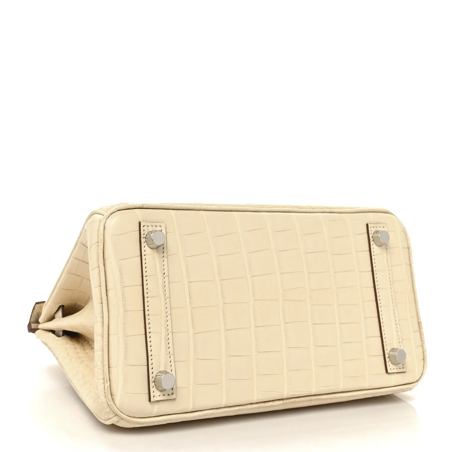 Matte Alligator Birkin 25 Vanille