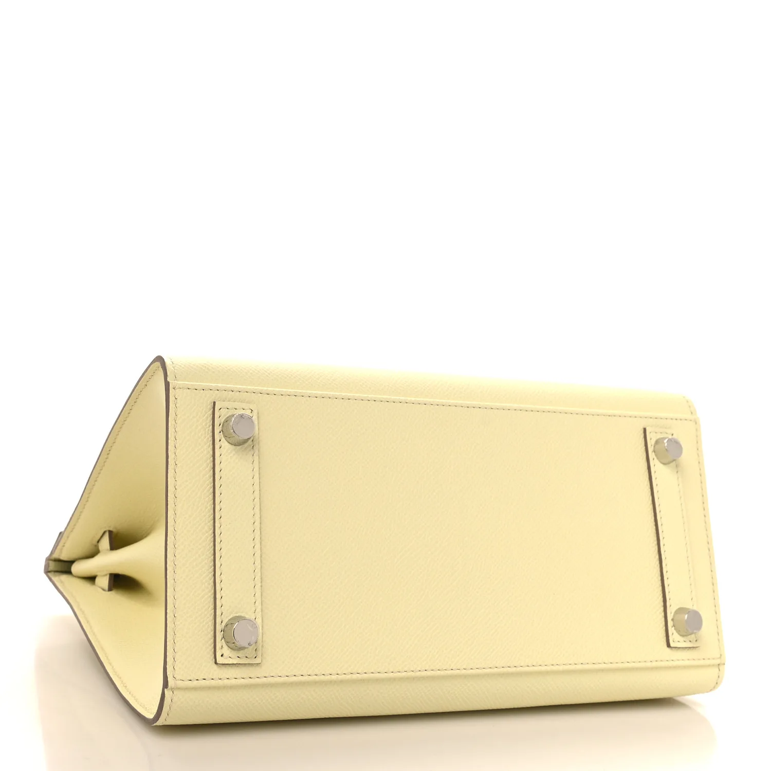 Epsom Birkin Sellier 25 Jaune Milton