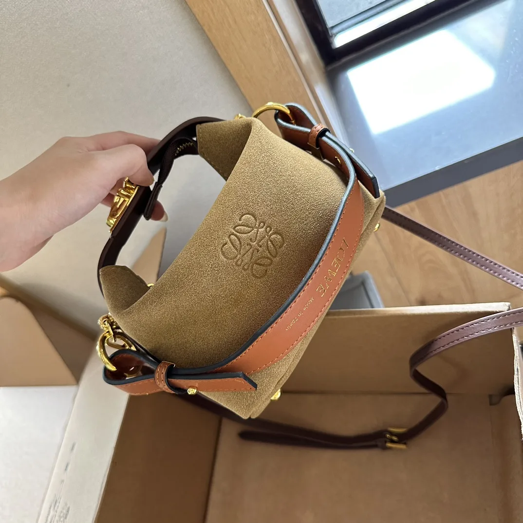 Cubi Anagram Jacquard & Calfskin Shoulder Bag