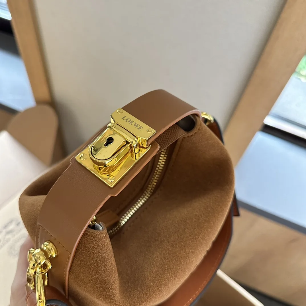 Cubi Anagram Jacquard & Calfskin Shoulder Bag