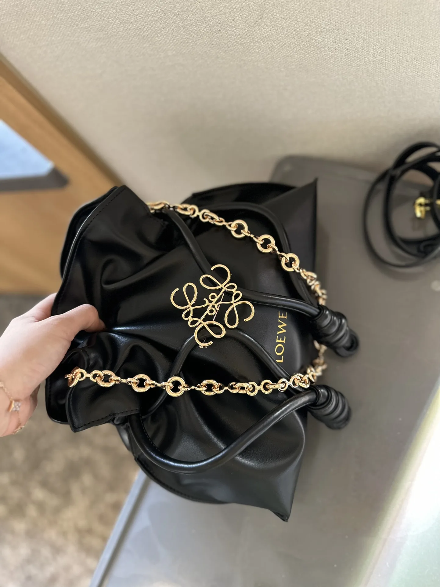 Flamenco purse in mellow nappa lambskin