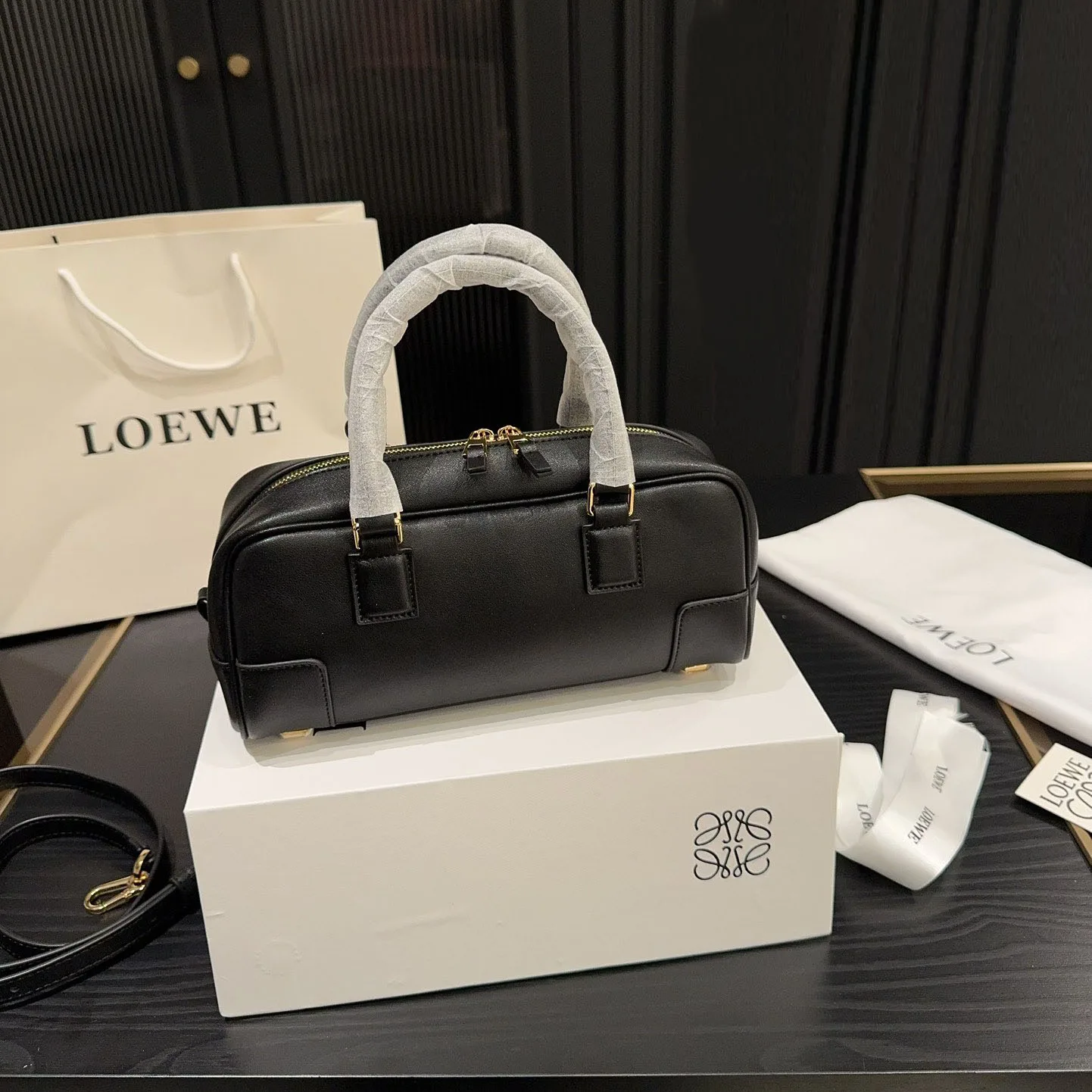 Amazona 23 Cropped bag in nappa calfskin